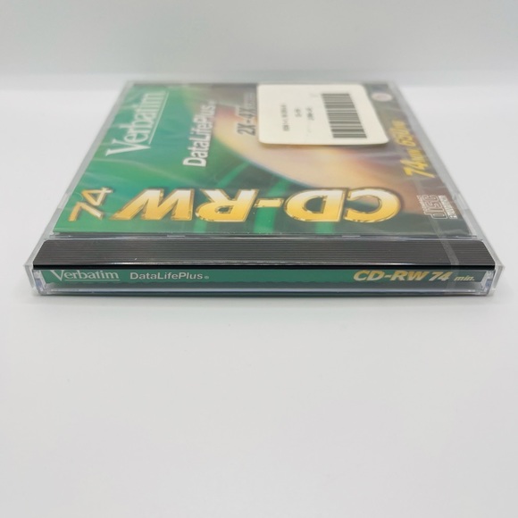 Verbatim CD-RW Data Life Plus 74 Min 650 MB 2x-4x Speed CD - Picture 4 of 4